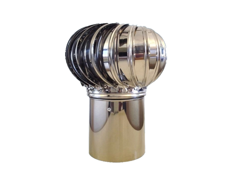 Турбодефлектор вытяжной вентиляции из нерж стали TD-160