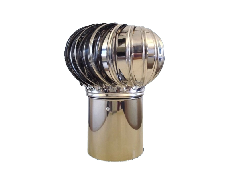 Турбодефлектор вытяжной вентиляции из нерж стали TD-1000 (с усилением)