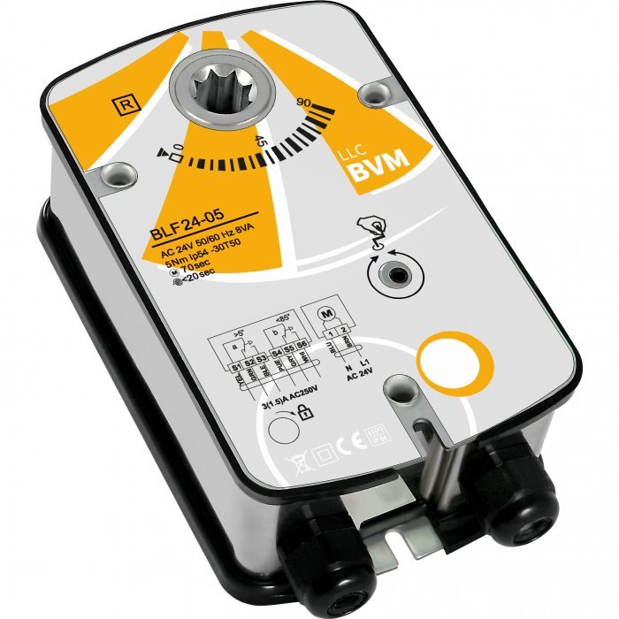 Электропривод SM230-SR-16 для воздушных заслонок