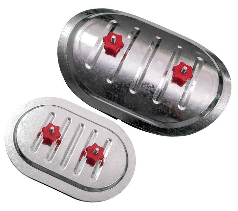 Лючки накладные CAD 250*150 mm Ø400