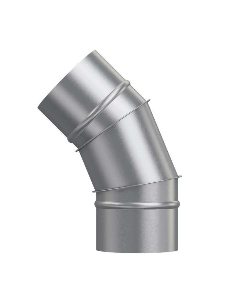 Отвод OTG D100 45° оцинкованная сталь ERA PRO
