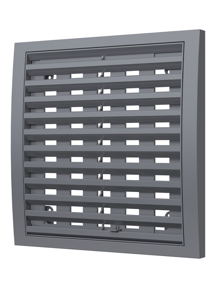 Решетка вентиляционная РРПН разъемная регулируемая 150х150 ASA Gray ERA STREETLINE