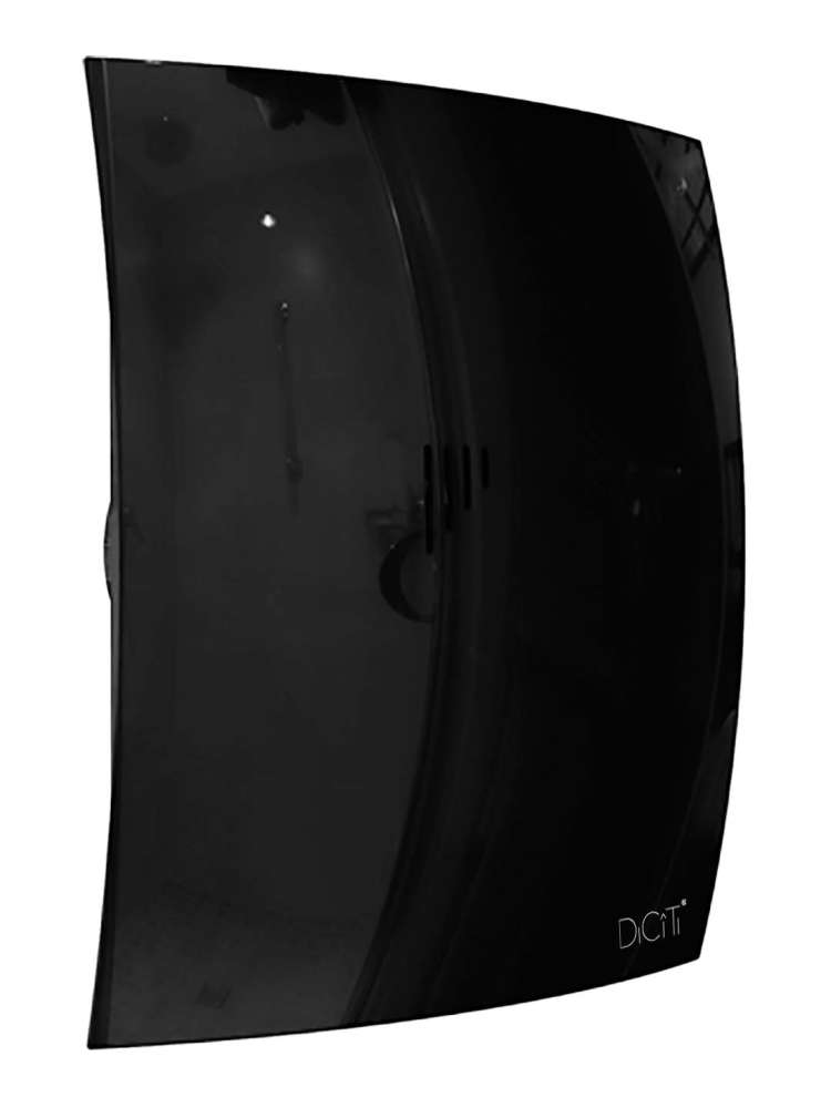 Вентилятор накладной BREEZE D125 обратный клапан Obsidian DICITI