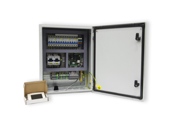 Щит управления с выносным пультом DMXGT/15кВт/V/Fi/HW/CW/CF/HE.2х36кВт/M-IP65